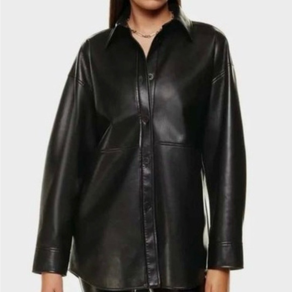 Aritzia Jackets & Blazers - Aritzia Babaton Black Leather Jacket
